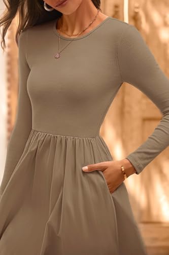 Long Sleeve Pockets Midi