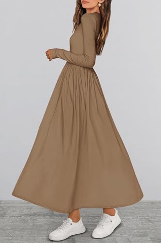Long Sleeve Wedding Guest Pockets Midi