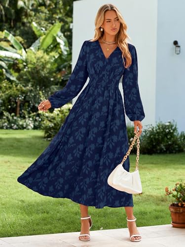 Boho Floral Long Sleeve Maxi
