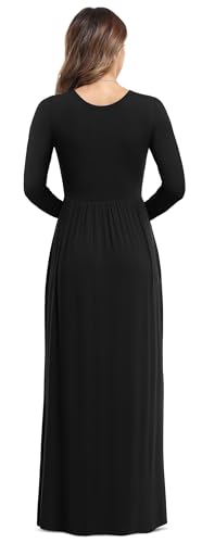 Long Sleeve Pockets Maxi Shirt